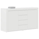 Sideboard med skuffe Hvid 120 x 36 x 69 cm Konstrueret træ