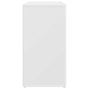 Sideboard med skuffe Hvid 120 x 36 x 69 cm Konstrueret træ