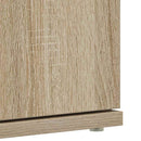 Sko skab 80 x 39 x 178 cm Konstrueret træ Sonoma eg