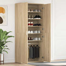 Sko skab 80 x 39 x 178 cm Konstrueret træ Sonoma eg
