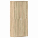 Sko skab 80 x 39 x 178 cm Konstrueret træ Sonoma eg