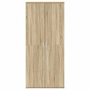 Sko skab 80 x 39 x 178 cm Konstrueret træ Sonoma eg