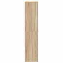 Sko skab 80 x 39 x 178 cm Konstrueret træ Sonoma eg