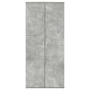 Sko skab 80 x 39 x 178 cm Konstrueret træ Beton Grå