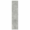 Sko skab 80 x 39 x 178 cm Konstrueret træ Beton Grå