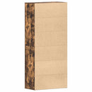 Sko skab 80 x 39 x 178 cm Konstrueret træ Røget eg