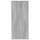 Sko skab 80 x 39 x 178 cm Konstrueret træ Grå Sonoma
