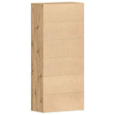 Sko skab 80 x 39 x 178 cm Konstrueret træ Artisan Egetræ