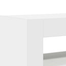 Sideboard Hvid 116 x 30 x 75 cm Konstrueret træ