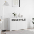 Sideboard Hvid 116 x 30 x 75 cm Konstrueret træ