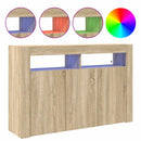 Sideboard Sonoma eg 116 x 30 x 75 cm Konstrueret træ