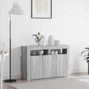 Sideboard Grå Sonoma 116 x 30 x 75 cm Konstrueret træ