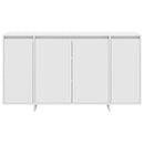 Sideboard Hvid 135 x 41 x 75 cm Konstrueret træ