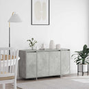 Sideboard Beton Grå 135 x 41 x 75 cm Konstrueret træ