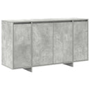 Sideboard Beton Grå 135 x 41 x 75 cm Konstrueret træ