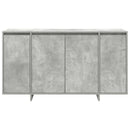 Sideboard Beton Grå 135 x 41 x 75 cm Konstrueret træ