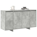Sideboard Beton Grå 135 x 41 x 75 cm Konstrueret træ