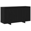 Sideboard Sort eg 135 x 41 x 75 cm Konstrueret træ