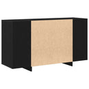 Sideboard Sort eg 135 x 41 x 75 cm Konstrueret træ