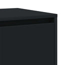 Sideboard Sort 120 x 41 x 75 cm Konstrueret træ