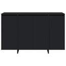 Sideboard Sort 120 x 41 x 75 cm Konstrueret træ