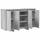 Sideboard Grå sonoma-eg 120 x 41 x 75 cm Konstrueret træ