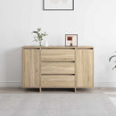 Sideboard med skuffe Sonoma eg 120 x 41 x 75 cm Konstrueret træ