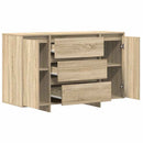 Sideboard med skuffe Sonoma eg 120 x 41 x 75 cm Konstrueret træ