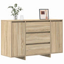 Sideboard med skuffe Sonoma eg 120 x 41 x 75 cm Konstrueret træ