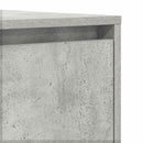 Sideboard med skuffe Beton Grå 120 x 41 x 75 cm Konstrueret træ