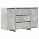 Sideboard med skuffe Beton Grå 120 x 41 x 75 cm Konstrueret træ