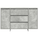 Sideboard med skuffe Beton Grå 120 x 41 x 75 cm Konstrueret træ