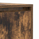 Sideboard med skuffe Røget eg 120 x 41 x 75 cm Konstrueret træ