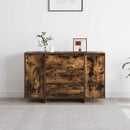Sideboard med skuffe Røget eg 120 x 41 x 75 cm Konstrueret træ
