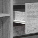 Sideboard Grå Sonoma 120 x 41 x 75 cm Konstrueret træ