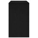 Sideboard med skuffe Sort eg 120 x 41 x 75 cm Konstrueret træ