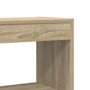 Bogskab med hylde Sonoma eg 80 x 30 x 198 cm Konstrueret træ