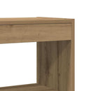 Bogskab Artisan Egetræ 80 x 30 x 198 cm Konstrueret træ