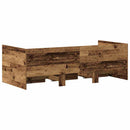 Daybed med hovedgærde Gammelt træ 90 x 200 cm Konstrueret træ