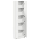 Garderobeskab Hvid 55 x 25 x 189 cm Konstrueret træ