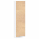 Garderobeskab Hvid 55 x 25 x 189 cm Konstrueret træ