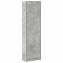 Garderobeskab Beton Grå 55 x 25 x 189 cm Konstrueret træ