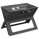 Udendørs grill Sort 46 x 31 x 31 cm Stål