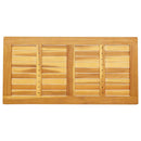 Bordplade Olie Naturlig 100 x 50 x 2 cm Massivt Akacietræ