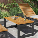 Bordplade Olie Naturlig 100 x 50 x 2 cm Massivt Akacietræ