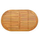 Bordplade Olie Naturlig 120 x 70 x 2 cm Massivt Akacietræ