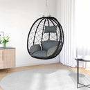 Hængende æggestol Antracit 91,5 x 54,5 x 107 cm polyrattan