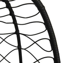 Hængende æggestol Brun 91,5 x 54,5 x 107 cm polyrattan