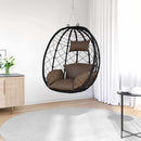 Hængende æggestol Brun 91,5 x 54,5 x 107 cm polyrattan