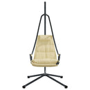 Hængende æggestol Beige 94 x 107 x 196,5 cm Stål